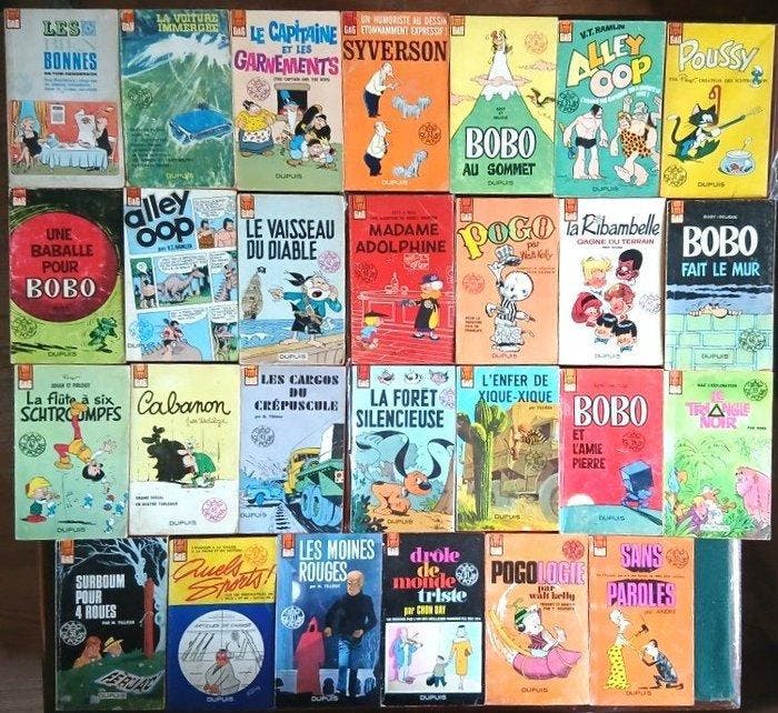 Gags de Poche - 55 Tijdschriften - Eerste druk - 1964/1968, Livres, BD