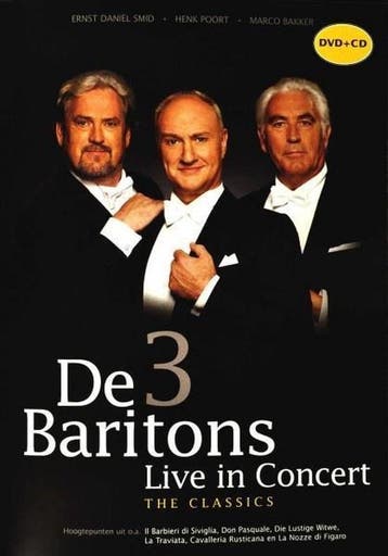 De 3 Baritons - Live in Concert - The Classics, Verzenden, Nieuw in verpakking