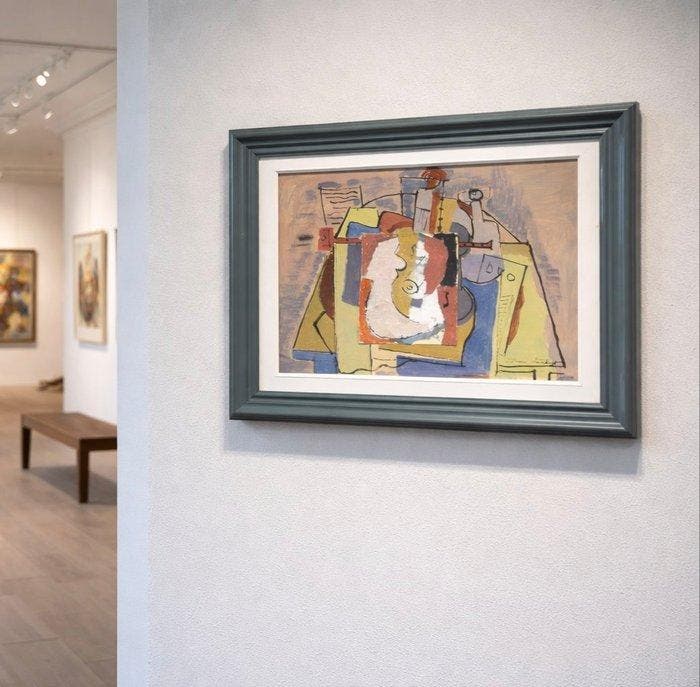 Jean Lambert (XX) - Synthèse cubiste, Antiek en Kunst, Kunst | Schilderijen | Klassiek