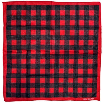 Fako Fashion - Bandana Blok - Blokken Zakdoek - Boeren, Kleding | Heren, Verzenden, Nieuw