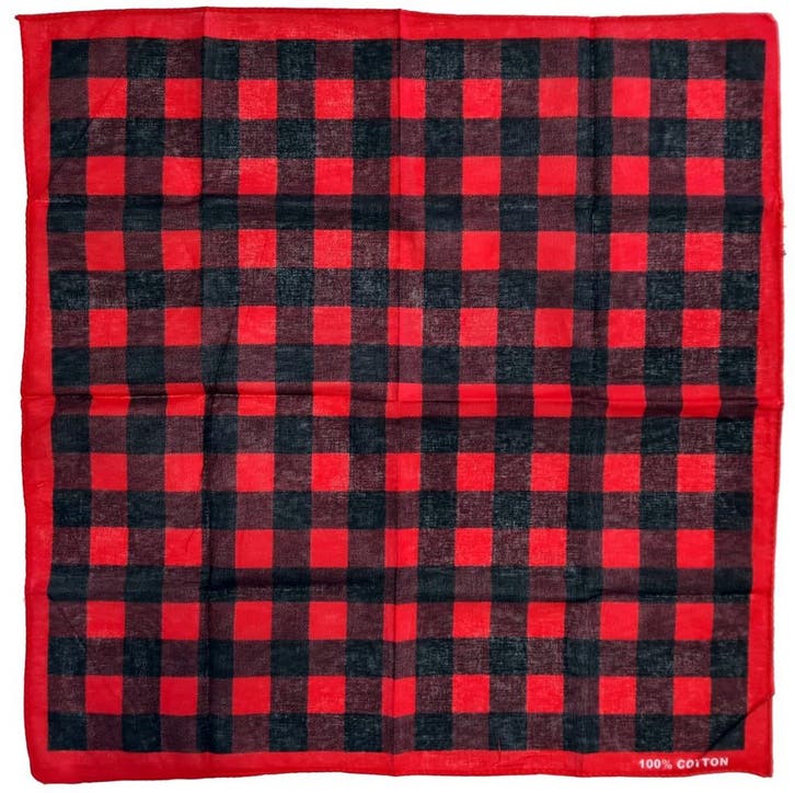 Fako Fashion - Bandana Blok - Blokken Zakdoek - Boeren, Kleding | Heren, Mutsen, Sjaals en Handschoenen, Verzenden