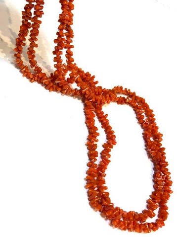 Koraal - Zilver - Halsketting - Sardinië