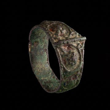 Viking periode Brons Zeldzame Ring – Cirkelvormige