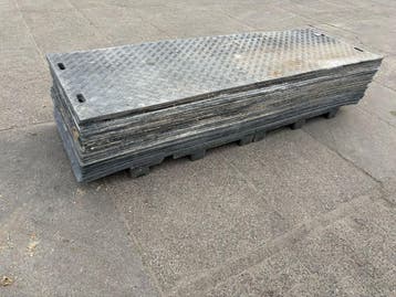 Actie | Gebruikte kunststof rijplaten - gratis levering v.a., Ophalen of Verzenden