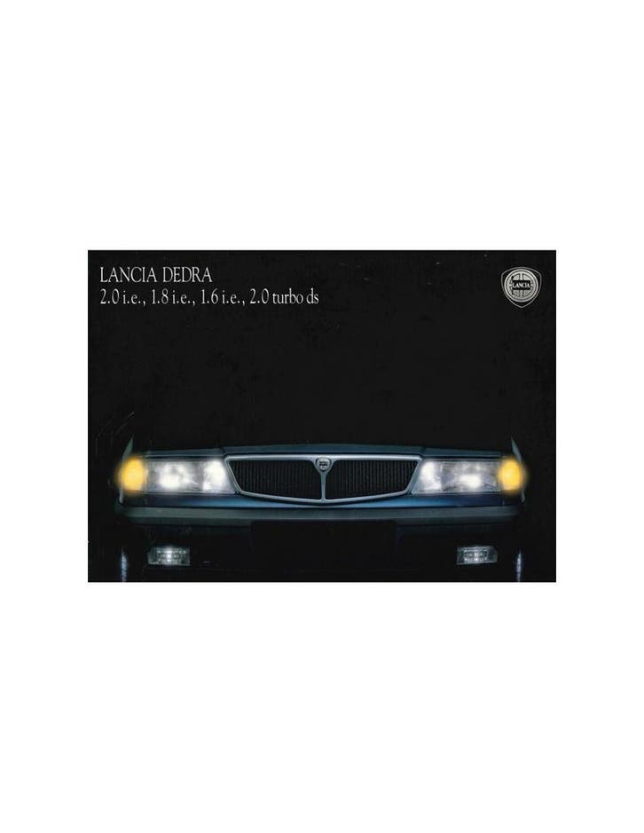 1992 LANCIA DEDRA BROCHURE NEDERLANDS, Livres, Autos | Brochures & Magazines