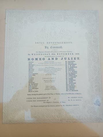Script - Andere - Authentiek Koninklijk Theaterprogramma