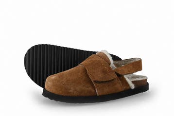 Nubikk Pantoffels Jongens in maat 31 Cognac, Enfants & Bébés, Verzenden, Schoenen