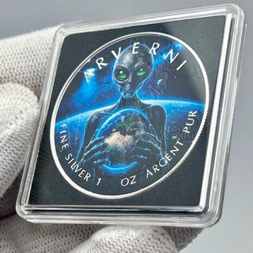 Verenigde Staten. 1 Dollar 2026 The Visitor – 1 oz Silver
