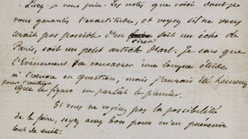 DAUDET (Alphonse) - Lettre autographe signée adressée à un