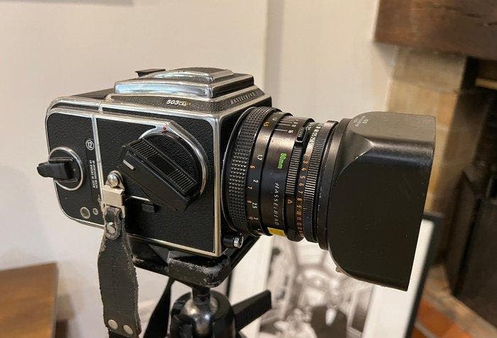 Hasselblad 503CXi + A12 Back + 2,8/80mm CZ Planar | 120 /, Audio, Tv en Foto, Fotocamera's Analoog