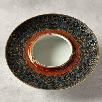 Hosen KUtani ware - Housen - Asbak - Aochibu porcelain