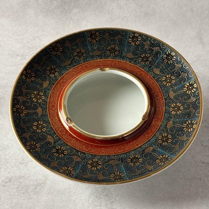 Hosen KUtani ware - Housen - Asbak - Aochibu porcelain, Antiquités & Art, Antiquités | Autres Antiquités