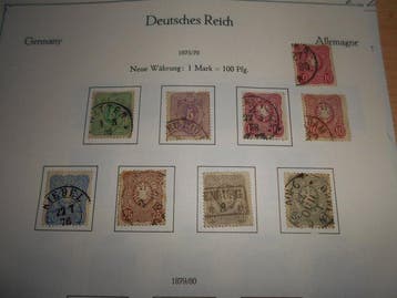 Empire allemand 1875/1923 - Collection étendue avec beaucoup