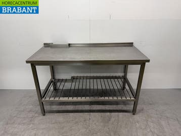 Table de travail en acier inoxydable avec étagère 150 x 70 x, Verzenden