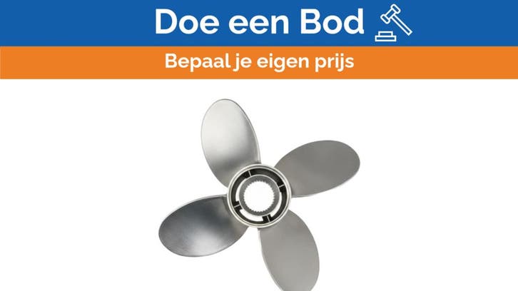 Bieden: Mercury Marine Bravo 3 Propeller 48-8M0074867 Stain, Watersport en Boten, Bootonderdelen, Ophalen of Verzenden