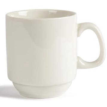 Mokken | Porselein | Ivoor | 28.5cl | 12 Stuks Olympia, Verzenden, Nieuw in verpakking
