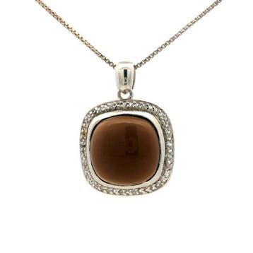 Zonder minimumprijs - Hanger Zilver - 12.09ct. tw. Gemengde