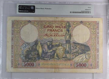 Algerije. - 5000 Francs - 1942 - Pick 90a