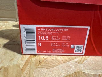 Nike - Dunk Low - Sneakers - Maat: EU 42.5 - Nieuw met tags, Nieuw