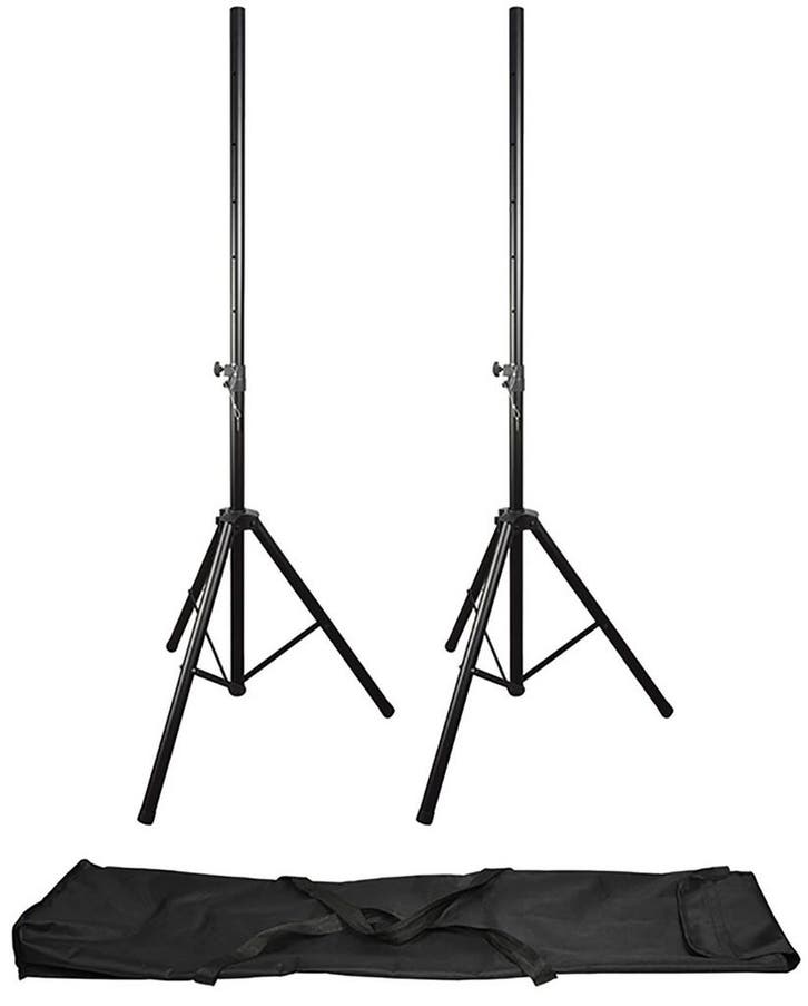 Qtx Luidsprekerstatieven Set Incl Draagtas, Audio, Tv en Foto, Luidsprekerboxen