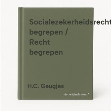 Socialezekerheidsrecht begrepen / Recht begrepen, Boeken, Verzenden, Zo goed als nieuw, H.C. Geugjes