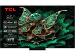 Tcl -   Qd-miniled Google Tv 85 (2025) - Zwart, Audio, Tv en Foto, Verzenden, Nieuw, 100 cm of meer, Overige merken