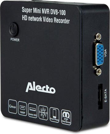 Netwerk Video Recorder - NVR - 4 Kanaals - Zwart - Alecto, Verzenden, Nieuw
