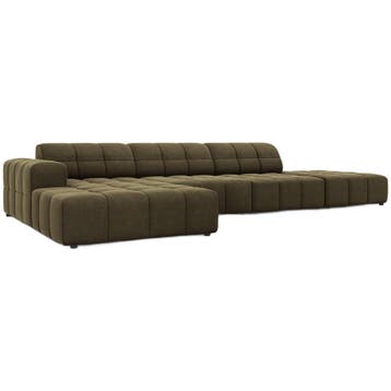 Micadoni Hoekzetel Chicago Groen (rechts) - Nieuw in, Huis en Inrichting, Verzenden, 300 cm of meer, Nieuw, Stof