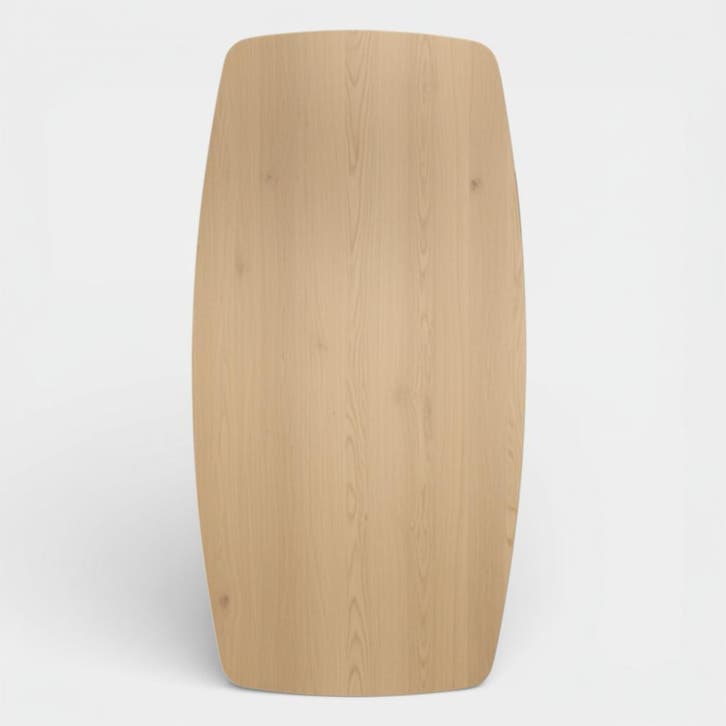 Tafelblad Deens Ovaal Eikenhout 280x120, Huis en Inrichting, Tafels | Eettafels