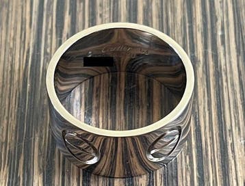 Cartier - Ring - Love - 18 karaat Witgoud - 0.00ct. tw. -, Nieuw