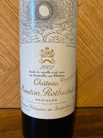 2002 Chateau Mouton Rothschild - Pauillac 1er Grand Cru, Verzamelen, Nieuw