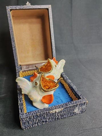 Limoges - Montigny - Salière et poivrière (4) - coq -, Antiquités & Art