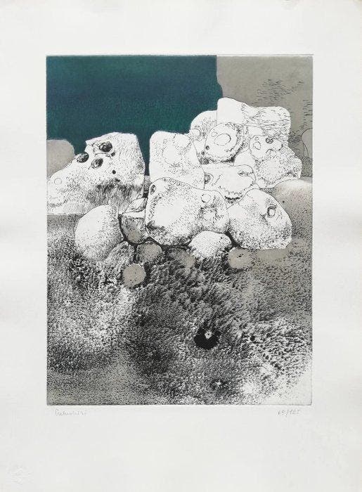 Leonardo Cremonini (1925-2010) - Senza Titolo, Antiek en Kunst, Antiek | Overige Antiek