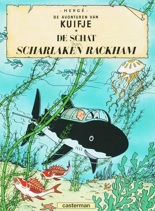 De avonturen van Kuifje 12: De schat van Scharlaken Rackham, Boeken, Stripverhalen, Gelezen, Verzenden