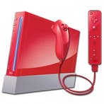Nintendo Wii Rood + Controller (Bundel) (Wii Spelcomputers), Games en Spelcomputers, Spelcomputers | Nintendo Wii, Ophalen of Verzenden