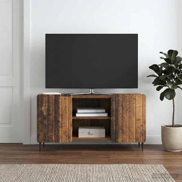 vidaXL TV Kast 102 x 34,5 x 52 cm Oud hout Bewerkt hout, Huis en Inrichting, Verzenden, Nieuw