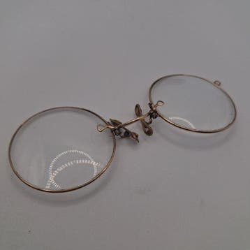 Unsigned - Knicker / Kneifer Brille 585 Gold 14K - Pince-nez