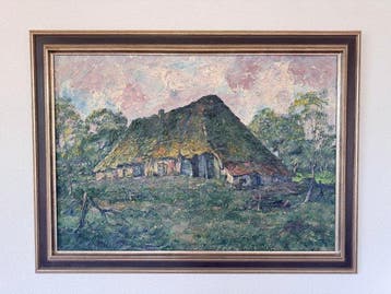 Peter van den Braken (1896-1979) - Boerderij, Antiquités & Art