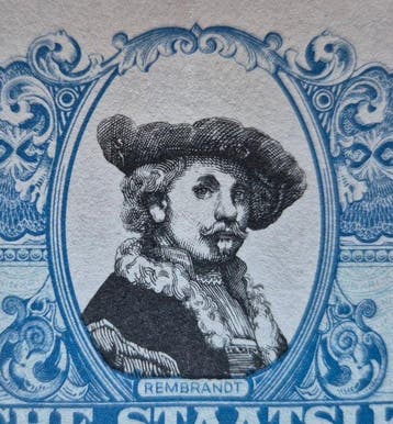 Pays-Bas. 1 x 1000 Gulden - 1943 - State loan - Rembrandt