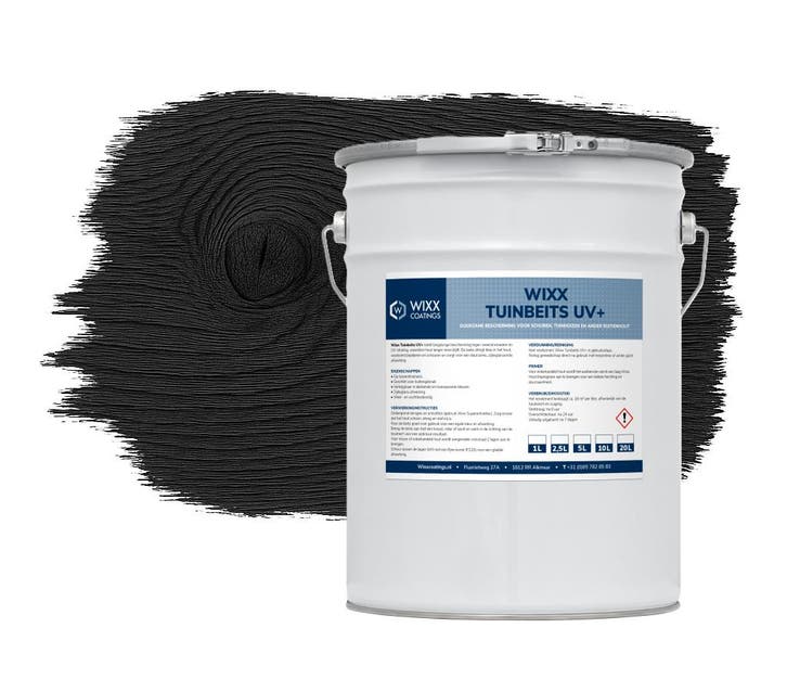 Wixx Tuinbeits UV+ Zwart 1L, Bricolage & Construction, Peinture, Vernis & Laque, Envoi