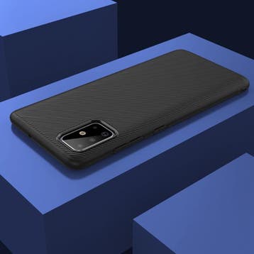 Samsung Galaxy S20 - Carbon Matte Case Cover Cas TPU Hoesje, Télécoms, Verzenden