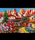 Athos Faccincani (1951) - Lultima neve di primavera a, Antiek en Kunst