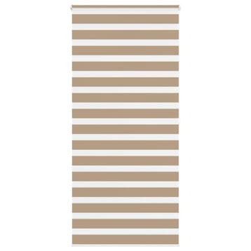 vidaXL Zebra Blind 115x200 cm stofbreedte 110,9 cm polyester, Verzenden