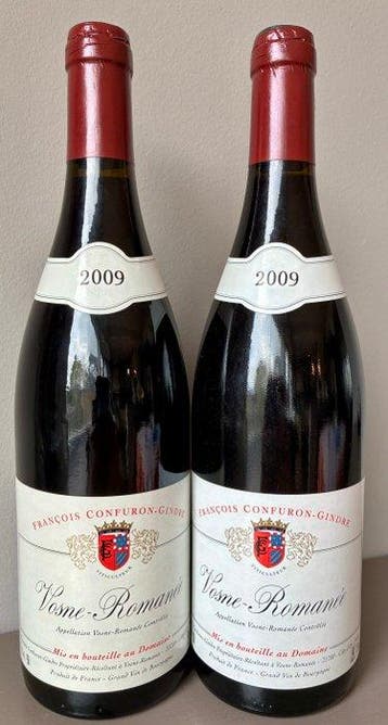 2009 François Confuron-Gindre - Vosne-Romanée - 2 Bouteilles, Collections