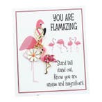 Gelukshanger Flamingo - You are Flamazing - roze -Pocket..., Ophalen of Verzenden, Nieuw