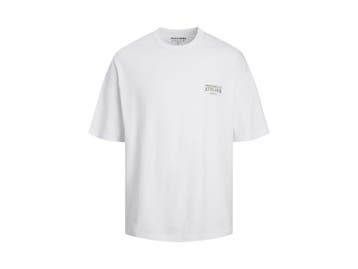 Veiling - Jack &amp; Jones Santorini Oversize Fit Tee Wit -