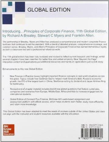 Principles of Corporate Finance 9780077151560, Verzenden, Gelezen, Richard A. Brealey