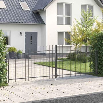 vidaXL Dubbele Heining WOERDEN 400 x 199,5 cm Staal, Verzenden, Nieuw