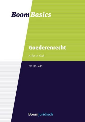Goederenrecht / Boom Basics 9789462903067 J.M. Milo, Verzenden, Gelezen, J.M. Milo