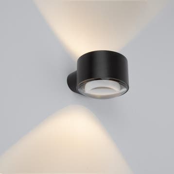 Wandlampen Scope Up en Down Muurlamp Zwart Binnenverlichting, Verzenden, Nieuw